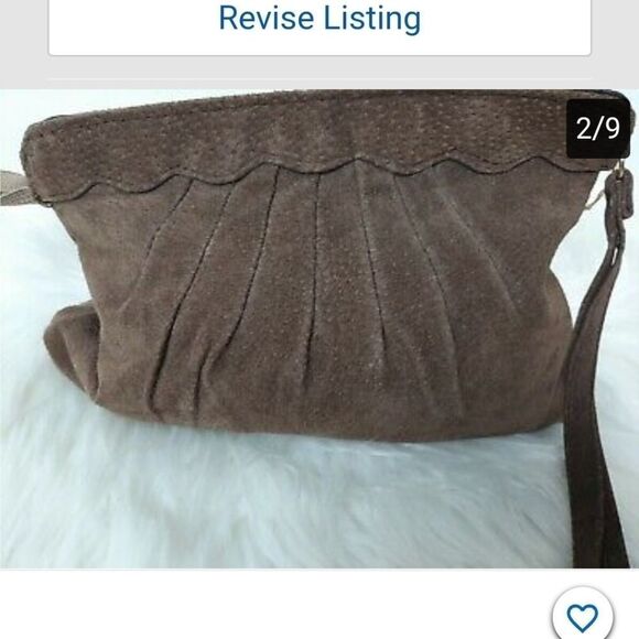 BAZAAR VINTAGE   Genuine Pig‎ Skin  Suede - Picture 16 of 16